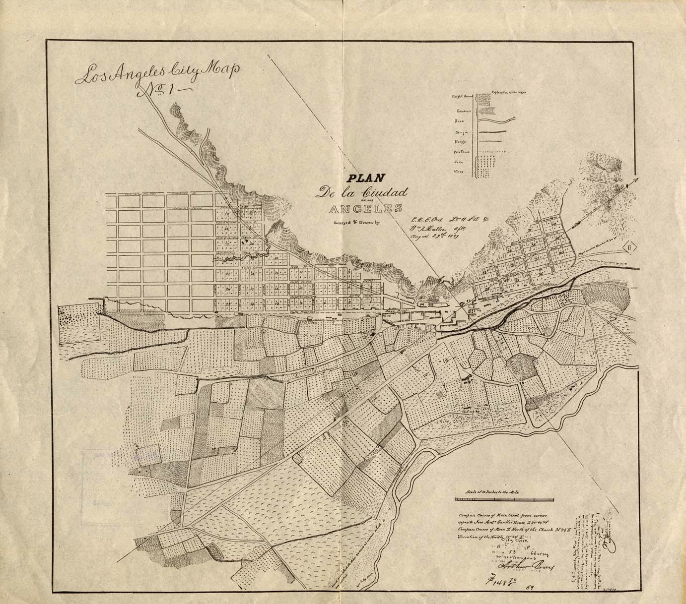 Los Angeles Revisited Ord Street the Soldier, the Surveyor, the Civil